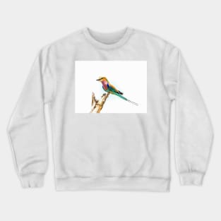 Beautiful Lilac Breasted Roller Crewneck Sweatshirt